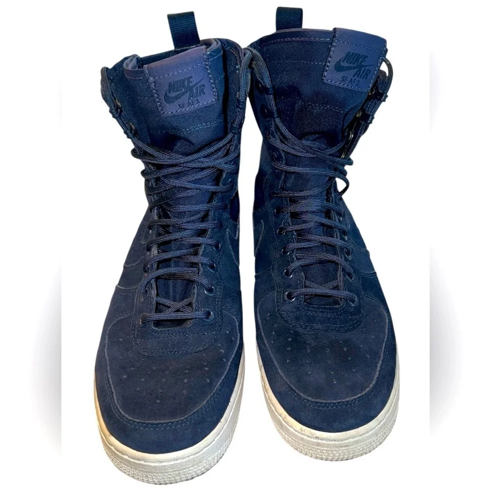 Nike SF Air Force 1 Hi Midnight Navy 857872-401 Women's size 10